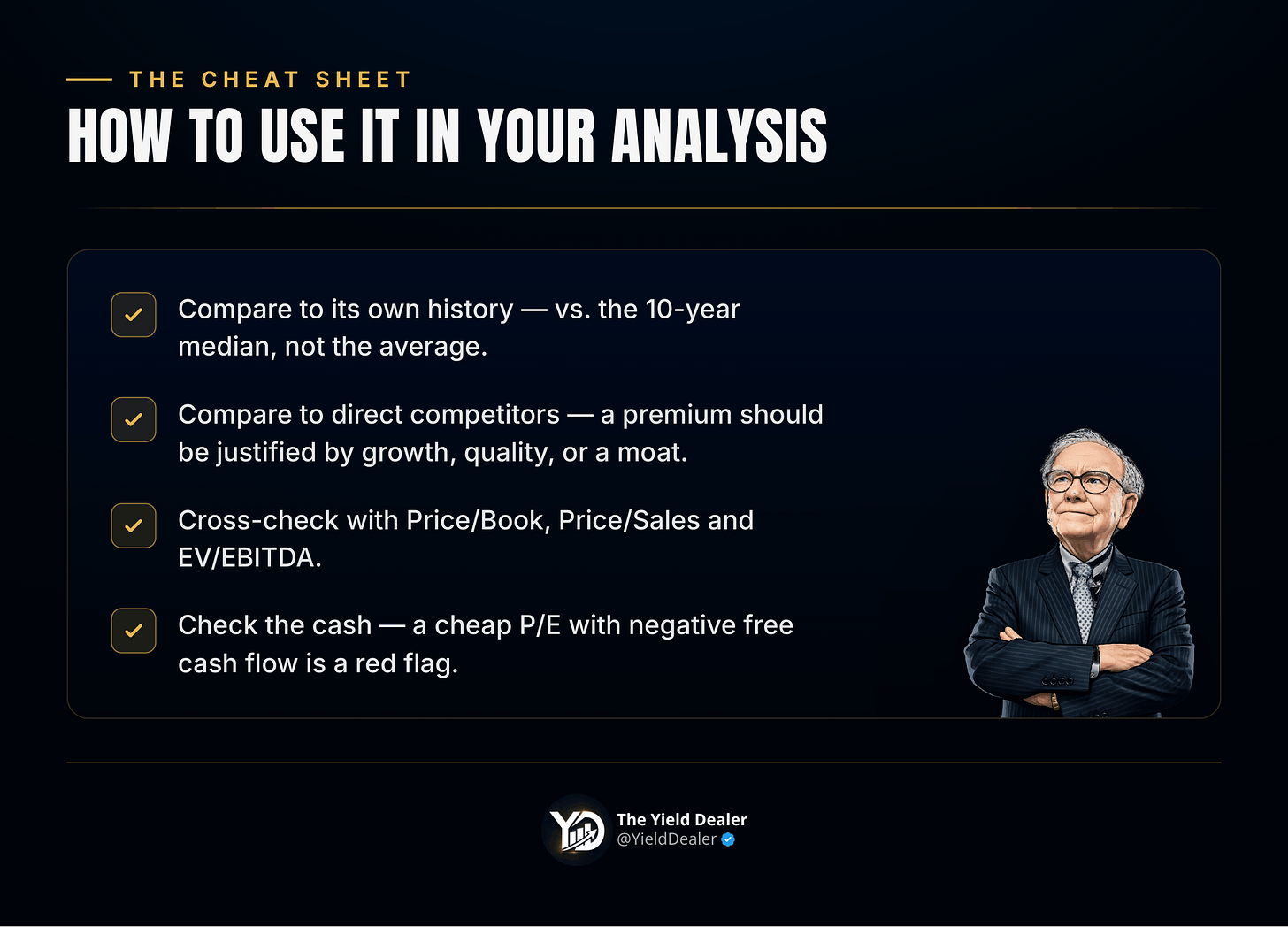 How to actually use the P/E in your analysis How to actually use the P/E in your analysis