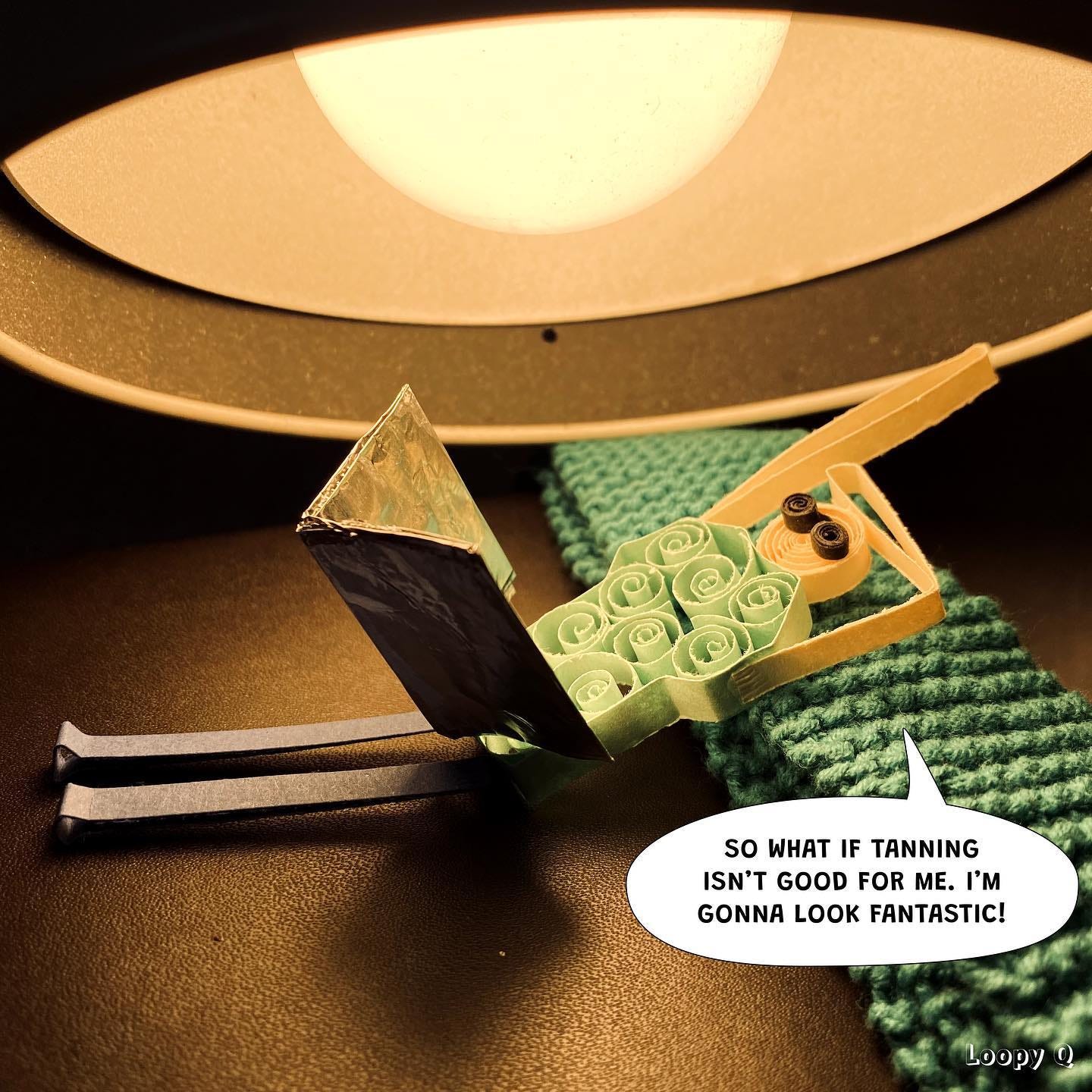 Photo by Lamar Elimbo 👹 on December 28, 2022. May be an image of text that says 'r so WHAT IF TANNING ISN'T GOOD FOR ME. I'M GONNA LOOK FANTASTIC! Loopy'. Photo by Lamar Elimbo 👹 on December 28, 2022. May be an image of text that says 'r so WHAT IF TANNING ISN'T GOOD FOR ME. I'M GONNA LOOK FANTASTIC! Loopy'.