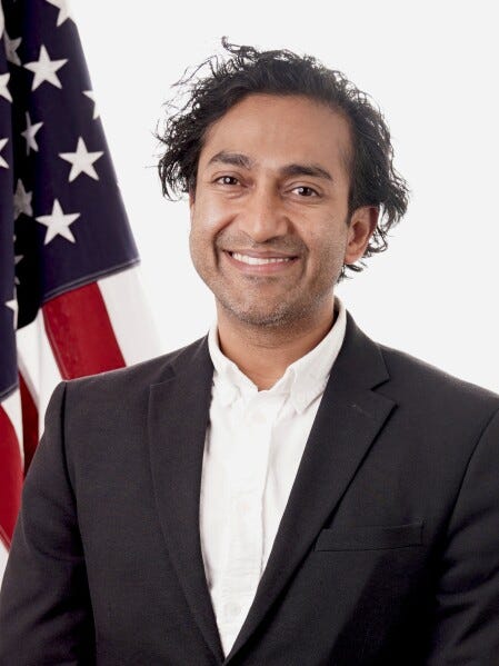 In this undated photo provided by the U.S. Food and Drug Administration, Vinay Prasad smiles for a portrait. (U.S. FDA via AP)