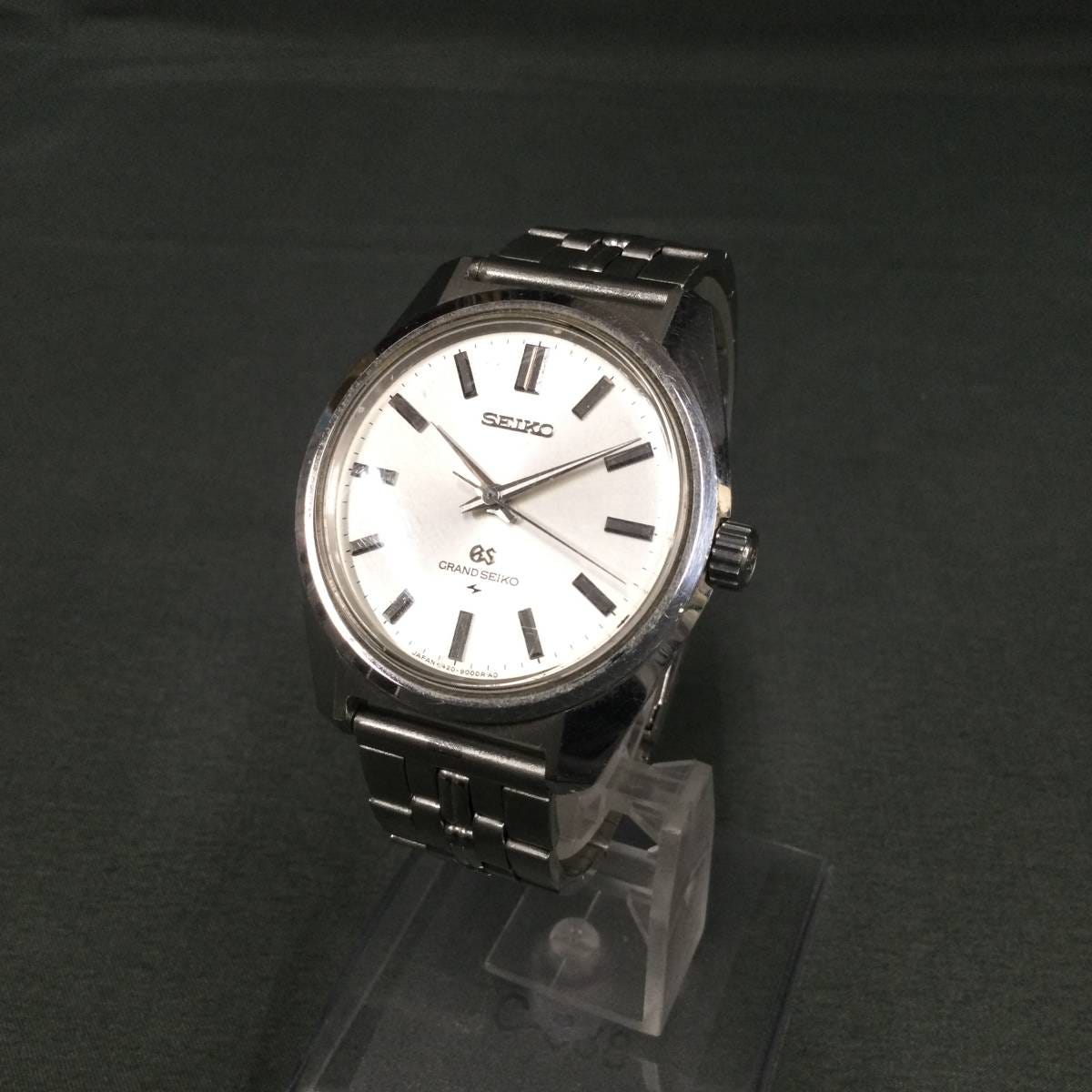 050216　212043　GRANDSEIKO　グランドセイコー　セイコー　GS　4420-9000　手巻き　シルバーカラー　動作不良　ジャンク品