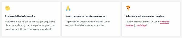Algunos de los principios de SinOficina.