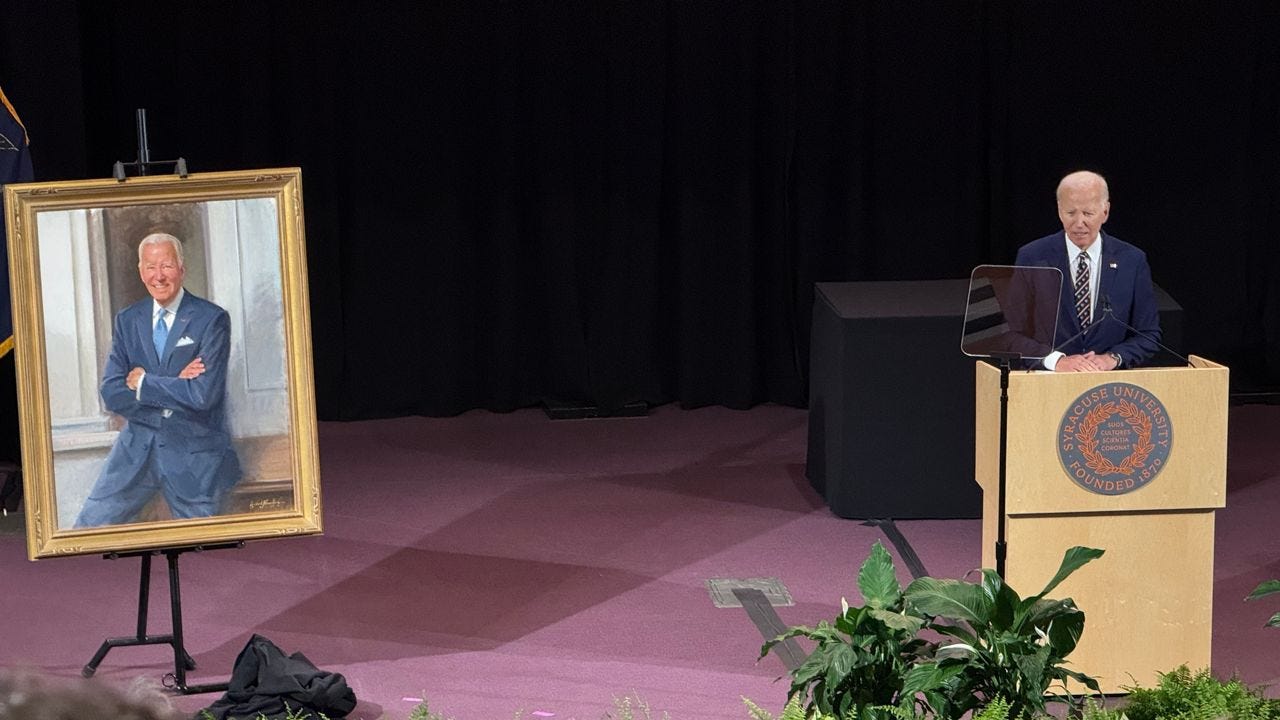 Biden returning to SU for portrait unveiling