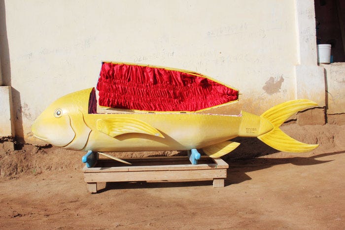 A trip with Paa Joe to the land of the afterlife in fascinating coffins  that tell your story - GRIOT