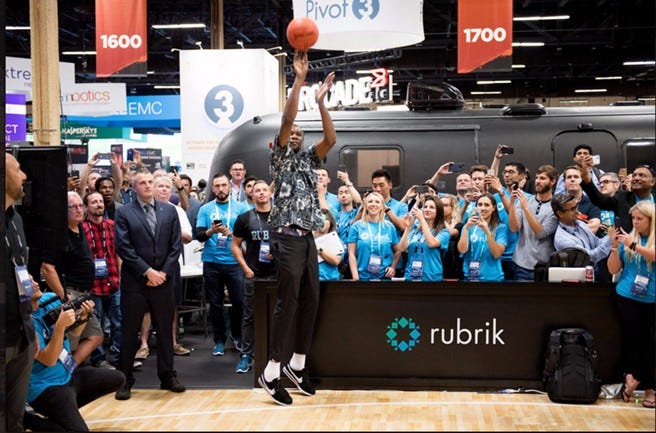 Join Kevin Durant at THE fastest growing startup...you read that right! Learn more: https://lnkd.in/gSaH7th | Rubrik