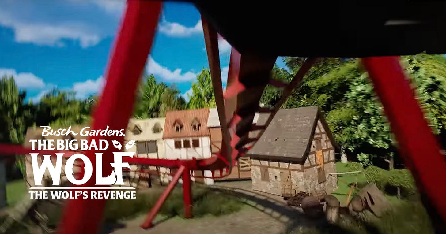 The Big Bad Wolf Busch Gardens 2025 coaster preview
