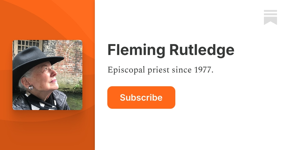 Fleming Rutledge | Substack