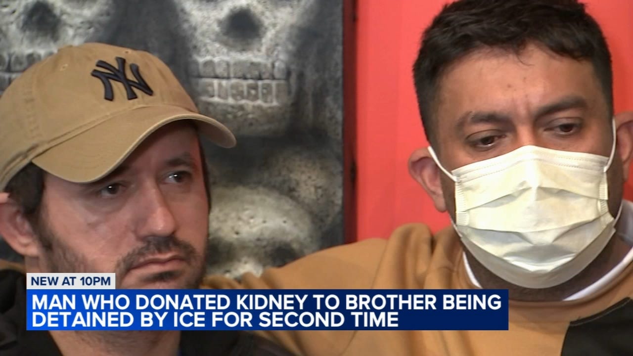 ICE detains Venezuelan man José Gregorio González, released on humanitarian  parole to donate kidney to brother in Chicago area - ABC7 Chicago