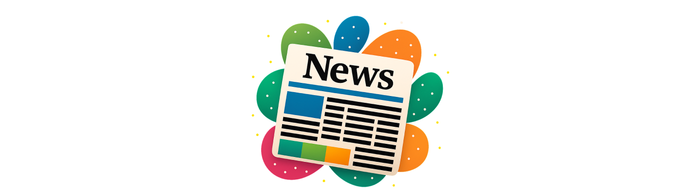 Newspaper icon with the title 'News'.
