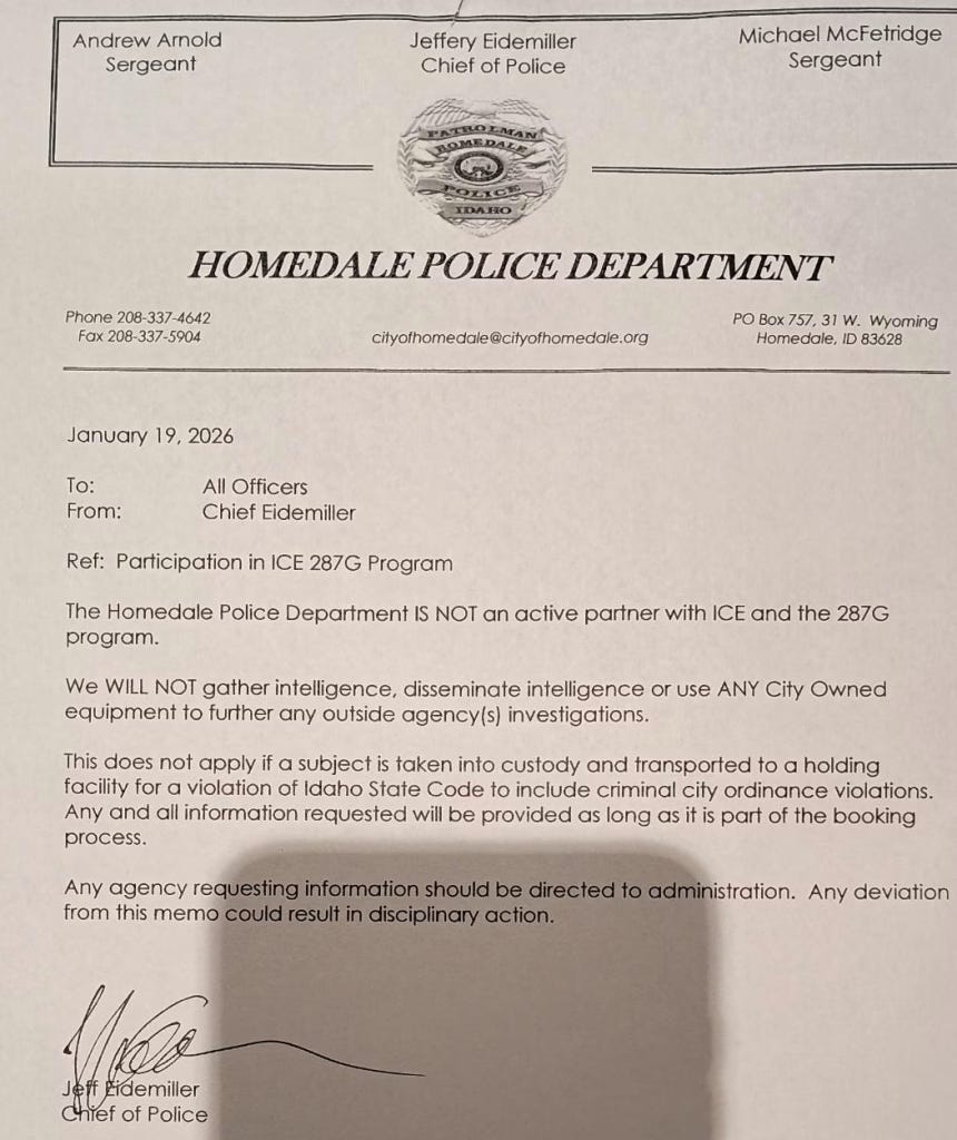 homedale memo