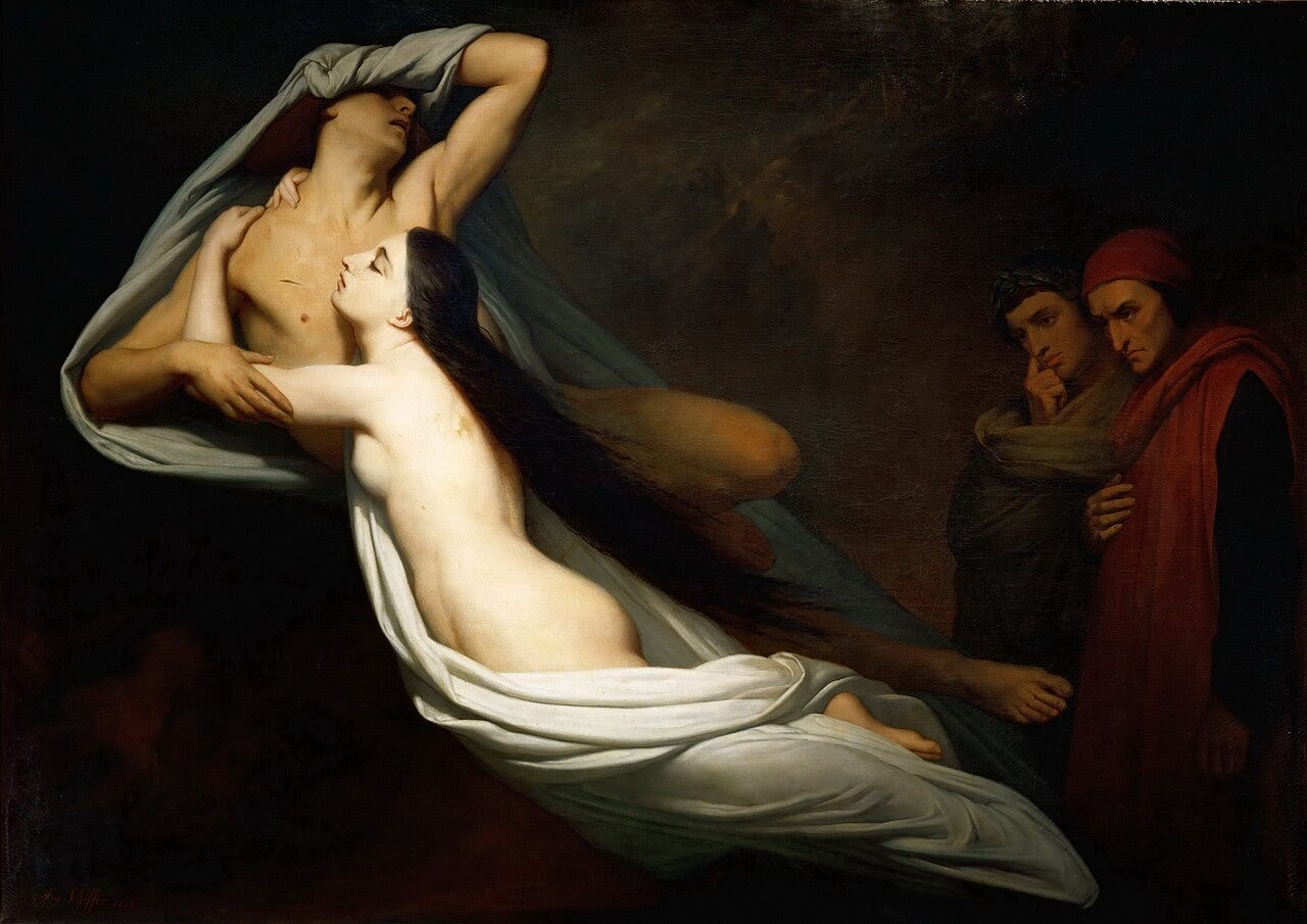 Two pale entwined lovers drifting through the dark Two pale entwined lovers drifting through the dark