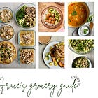 A healthy & easy meal plan - Grace's grocery guide v.58