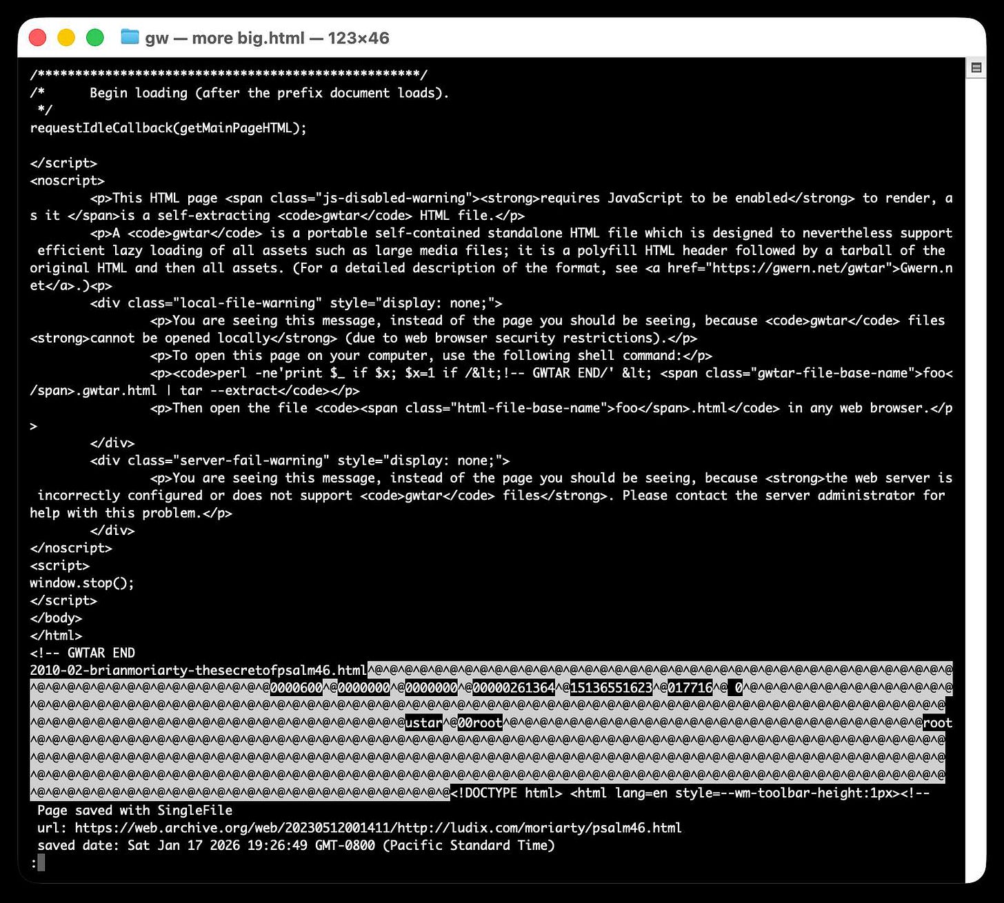 Screenshot of a macOS terminal window titled 