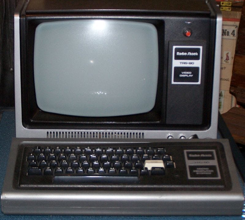 Old radio shack computer Old radio shack computer