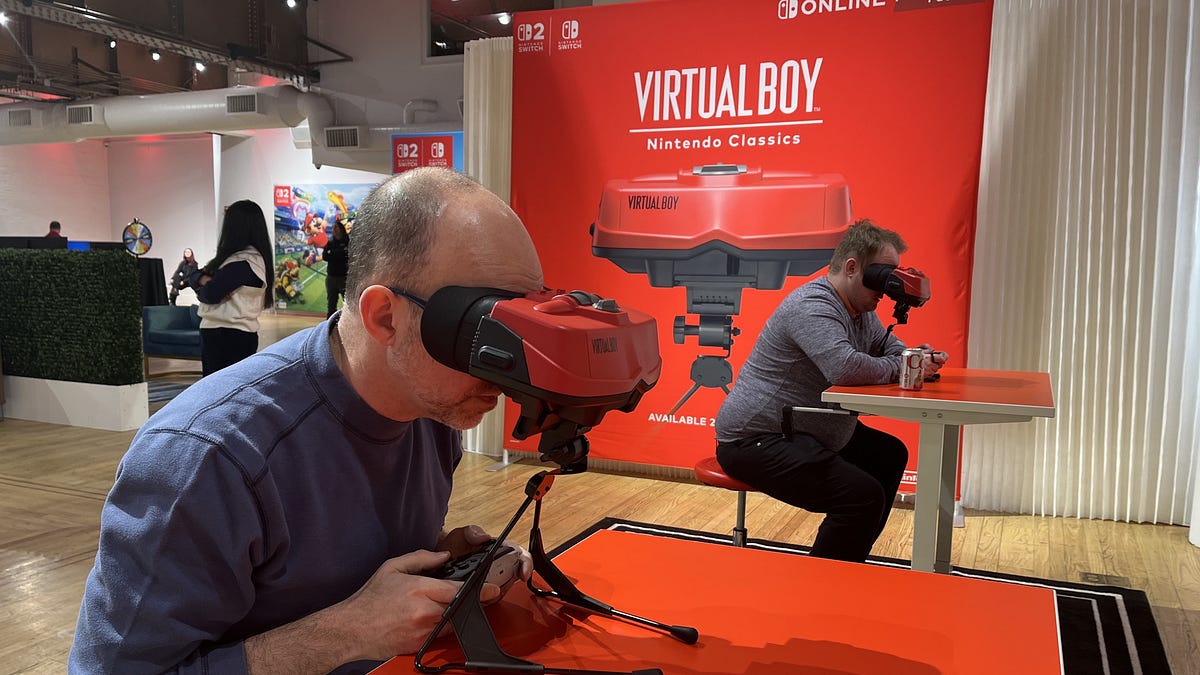 Nintendo actually showed me the Virtual Boy