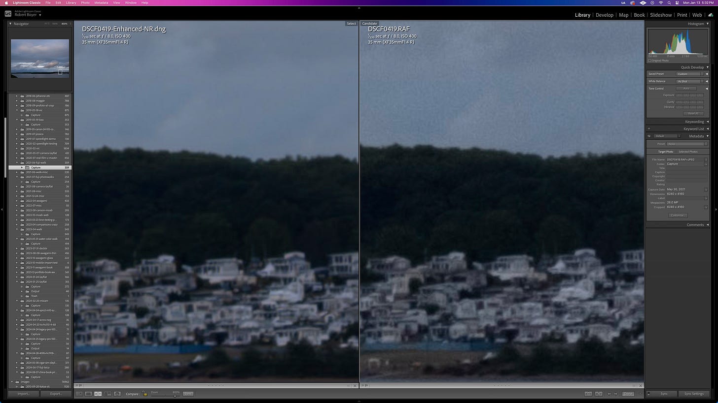 Lightroom Denoise holds details Lightroom Denoise holds details
