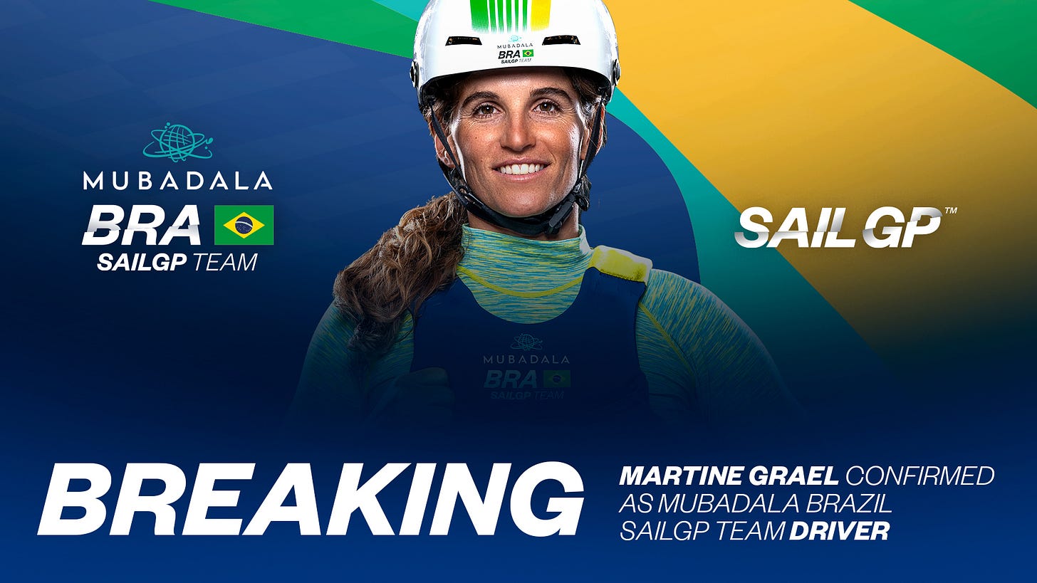 Season 4 // Martine Grael named Brazil driver - Graphic