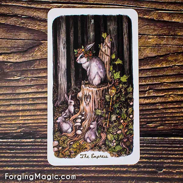 The Empress Tarot Card from Oak, Ash & Thorn Tarot The Empress Tarot Card from Oak, Ash & Thorn Tarot