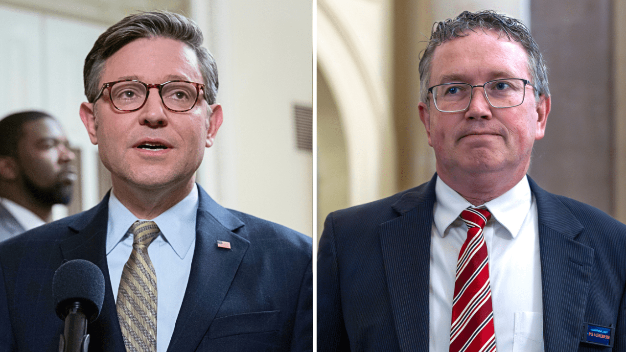 Thomas Massie reaffirms opposition to Mike Johnson as Speaker