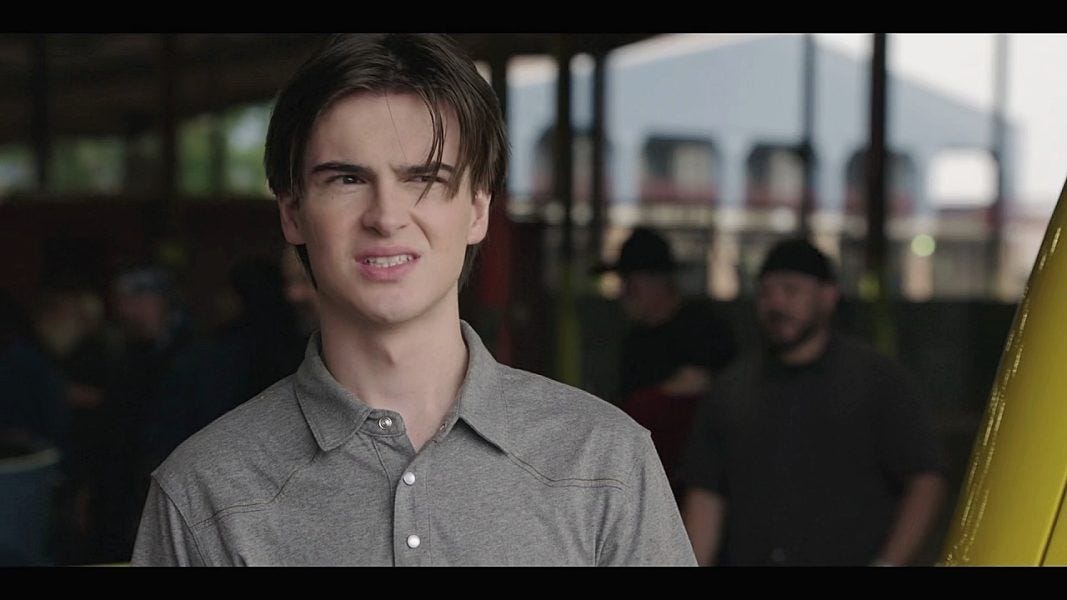 Walker Auggie making very ugly gay face. Walker Auggie making very ugly gay face.