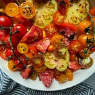 Tomatoes with Spiced Olive Oil