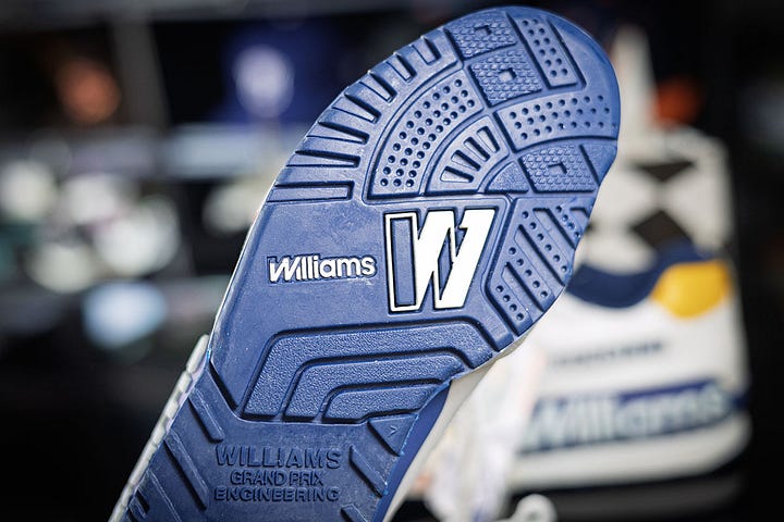 1991 Williams Renault Canon Formula 1 Sneakers