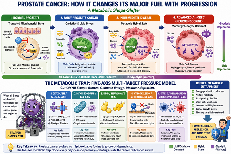 Prostatic Cancer Model Prostate Cancer: The Evolution of Fuel Utilization and the Five-Axis ...