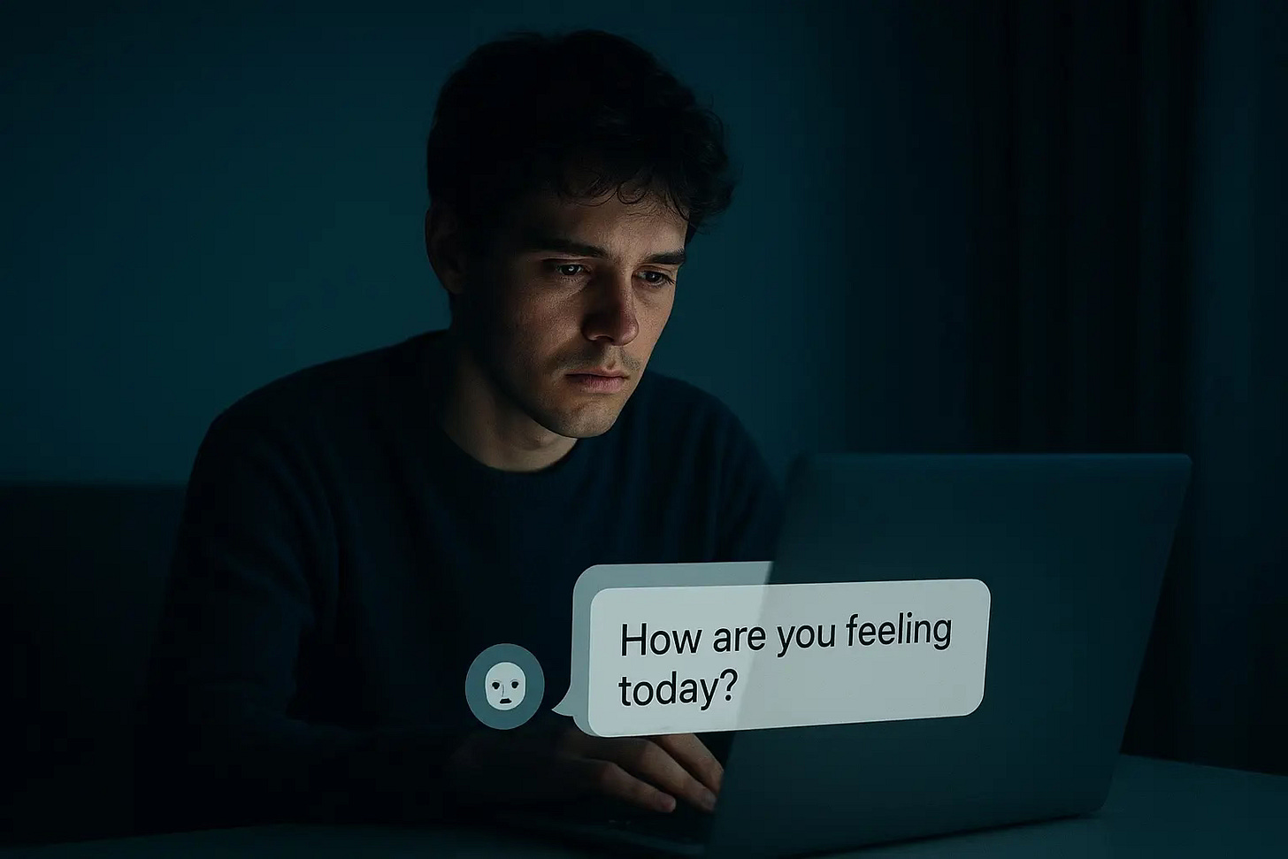 La seduta sintetica (Immagine generata con l'AI tanto per restare in tema)