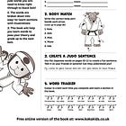 Activity Sheet to get kids learning Japanese judo terminology
