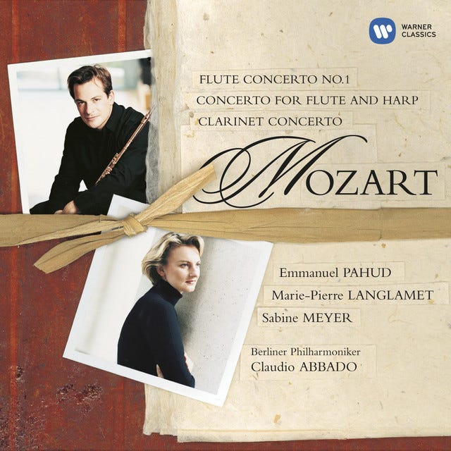 Mozart: Clarinet Concerto in A Major, K. 622: II. Adagio - titre et paroles  par Wolfgang Amadeus Mozart, Sabine Meyer, Berliner Philharmoniker, Claudio  Abbado | Spotify