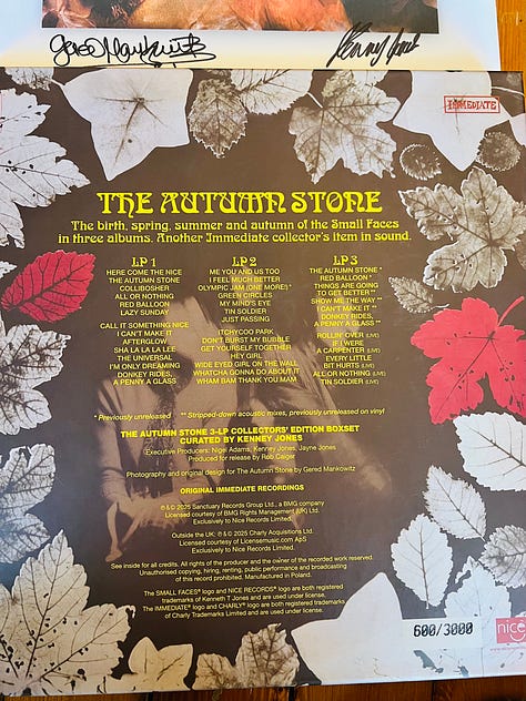 美盤　UK 1st SMALL FACES \"THE AUTUMN STONE\" The Autumn Stone - Album by Small Faces | Spotify