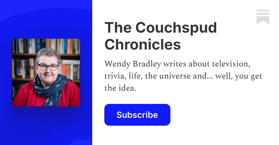 The Couchspud Chronicles | Wendy Bradley | Substack