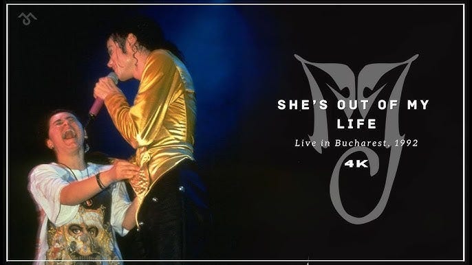 Michael Jackson - She's Out of My Life (Dangerous Tour Bucharest - 4K)