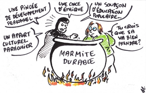 dessin développement durable - Photo Voyageons-Autrement