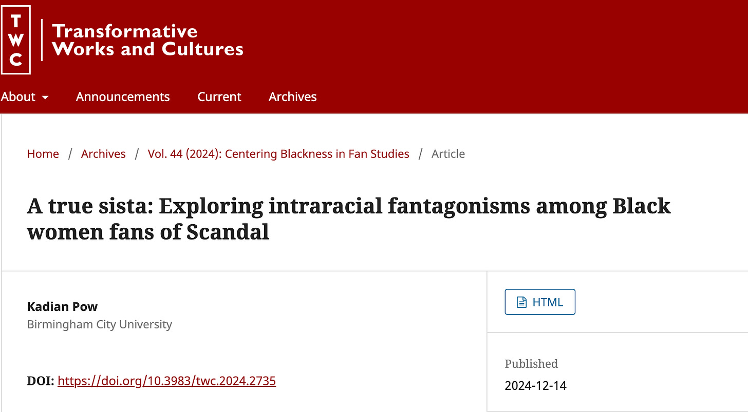 screen grap of latest article