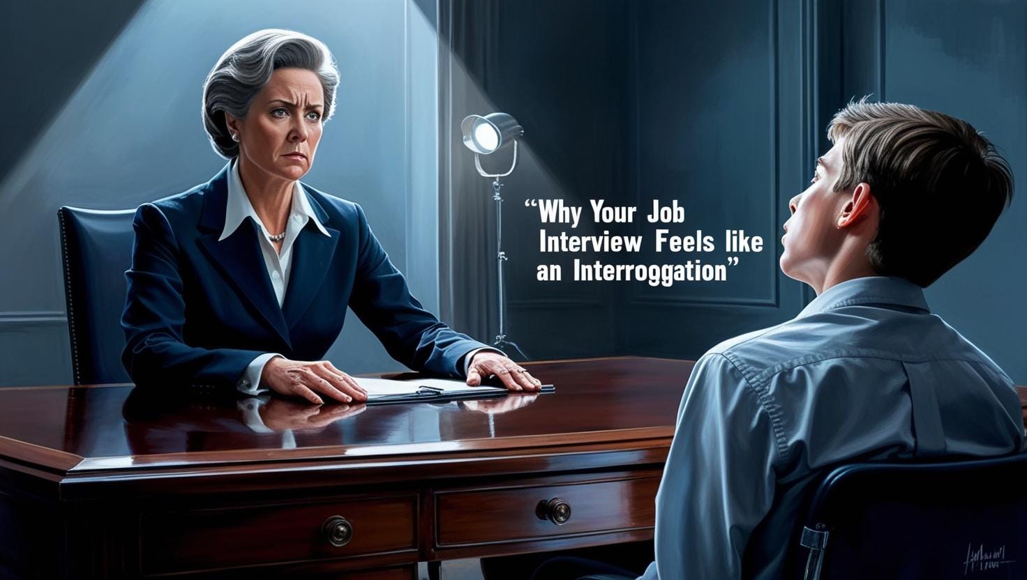 Why Your Job Interview Feels Like an Interrogation (And How to Actually ...
