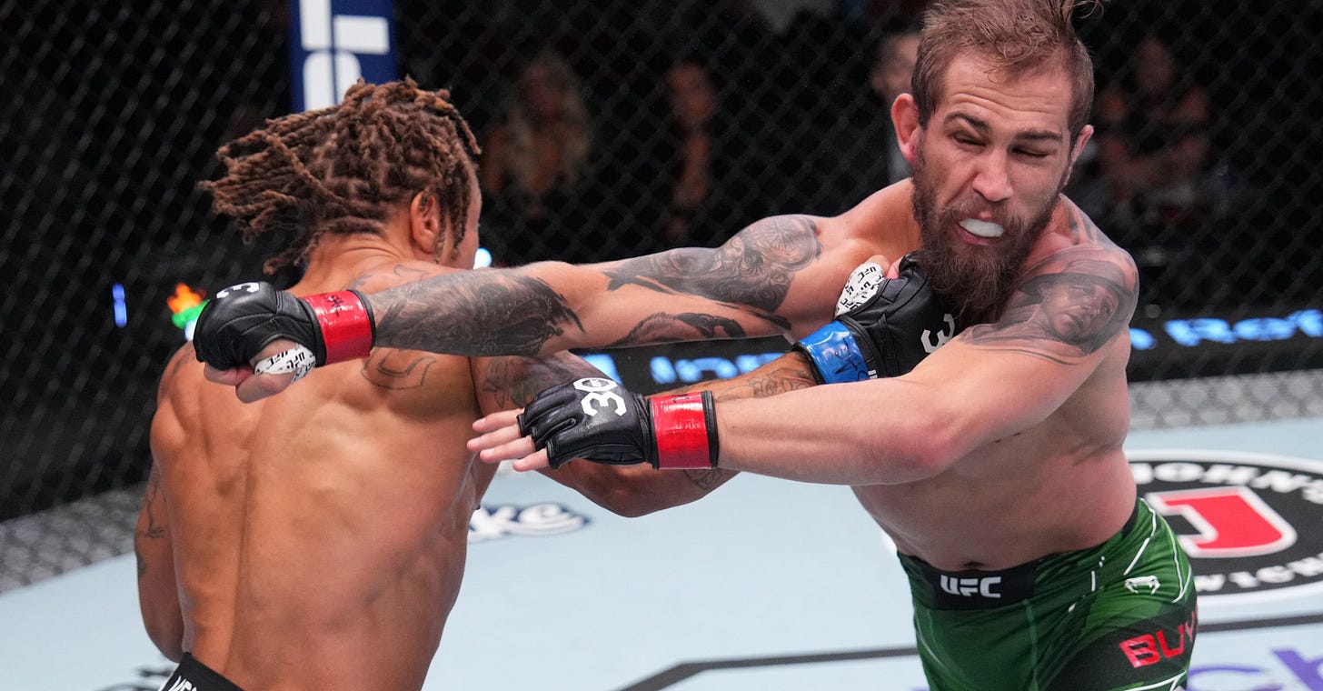 UFC Vegas 78 video: Marcus McGhee demolishes JP Buys with one-punch walkoff knockout | MMA Fighting UFC Vegas 78 video: Marcus McGhee demolishes JP Buys with one-punch walkoff knockout | MMA Fighting