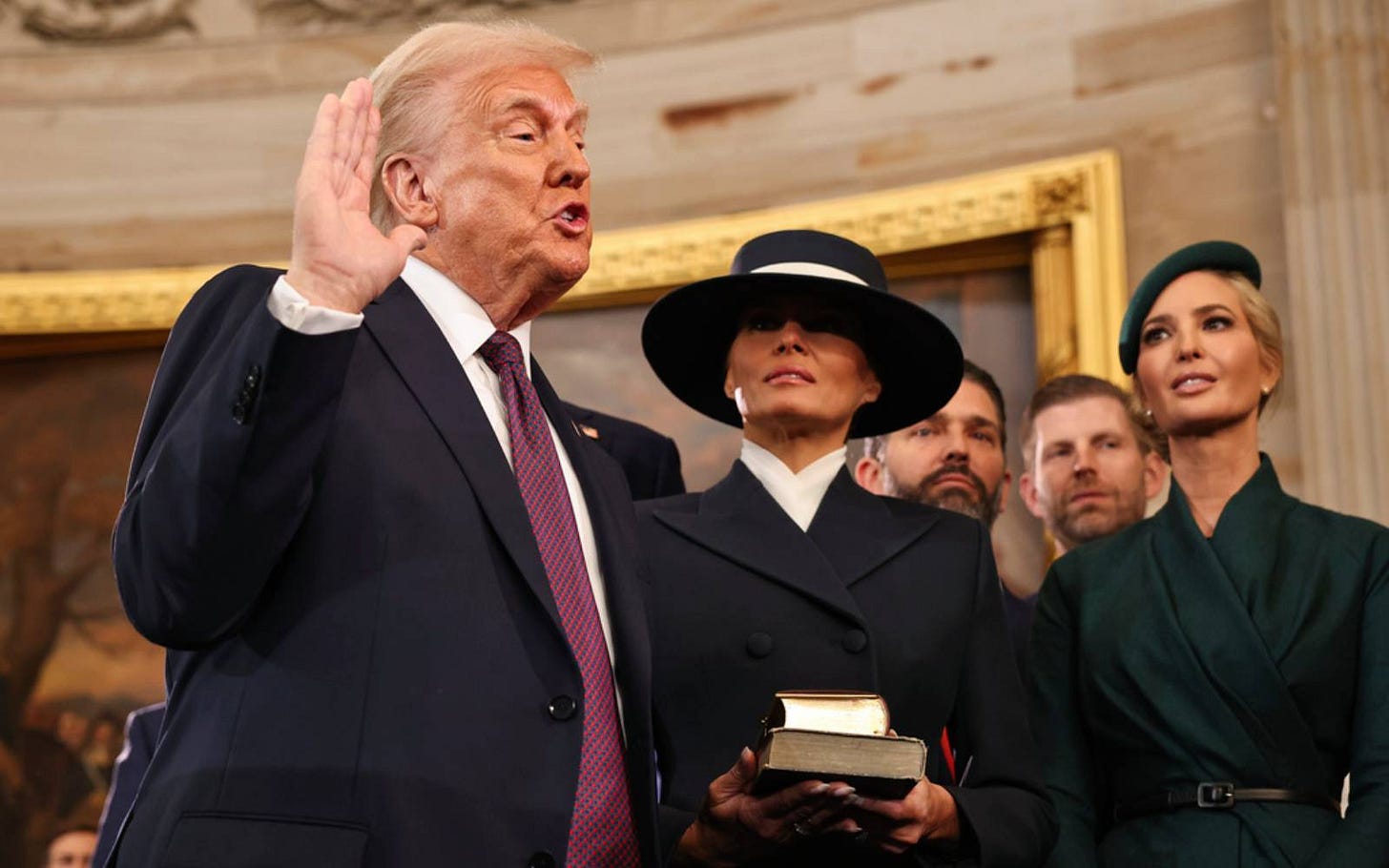Trump does not swear on Bible during inauguration, no impact on oath | FMT Trump does not swear on Bible during inauguration, no impact on oath | FMT