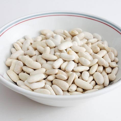 Mediterranean diet white beans herbs & spice