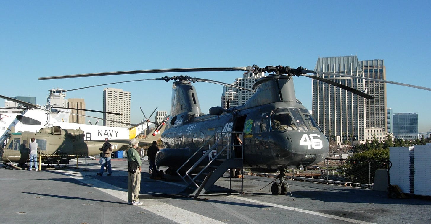 В музее военной техники авианосца Midway, Сан-Диего 