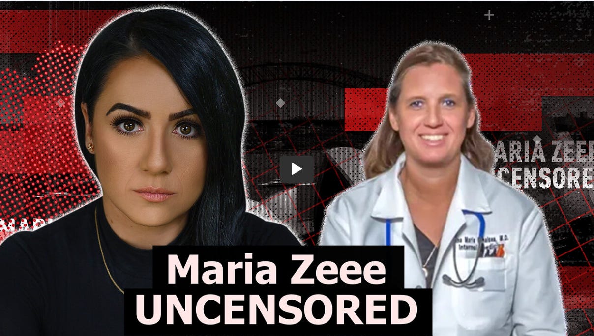 Uncensored: Maria Zeee RAGES!!! Uninjected Have Same Nanotech, Clots ...