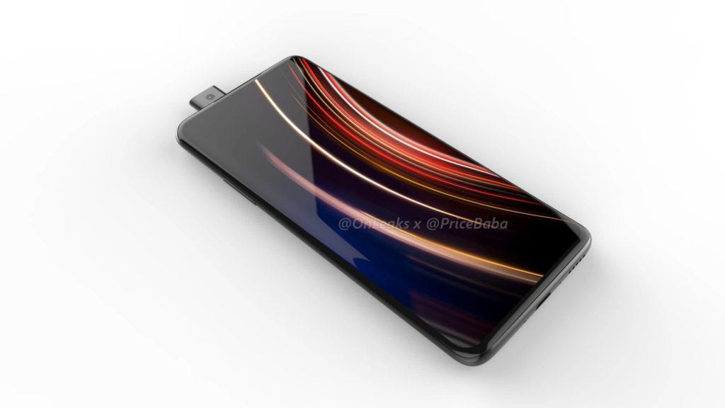 OnePlus 7 render via OnLeaks