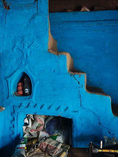 Mud house in madhya pradesh village