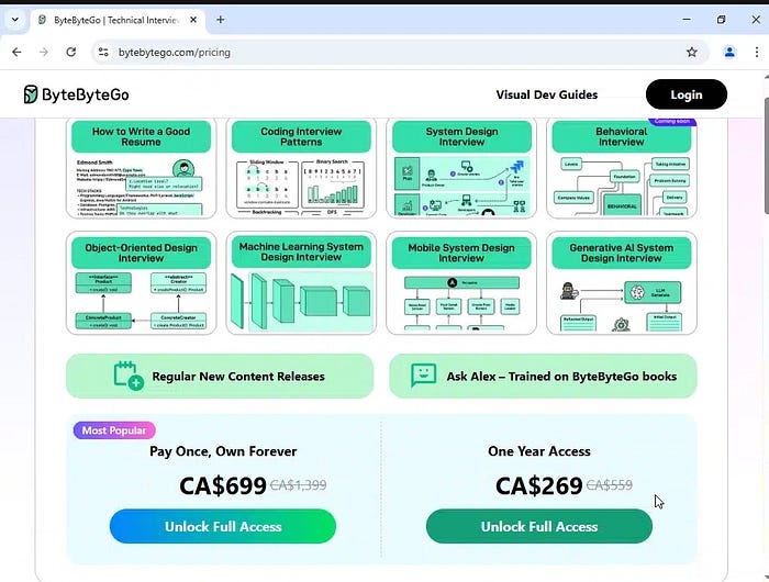 ByteByteGo vs DesignGurus.io review ByteByteGo vs DesignGurus.io review