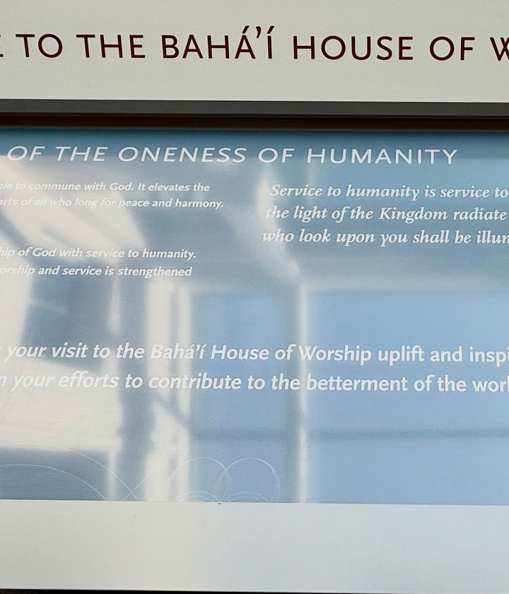 Photos of BaHai Temple and Naw Ruz