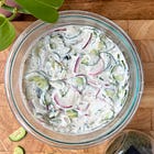 🥒ENSALADA TZATZIKI CON RABANO🌿