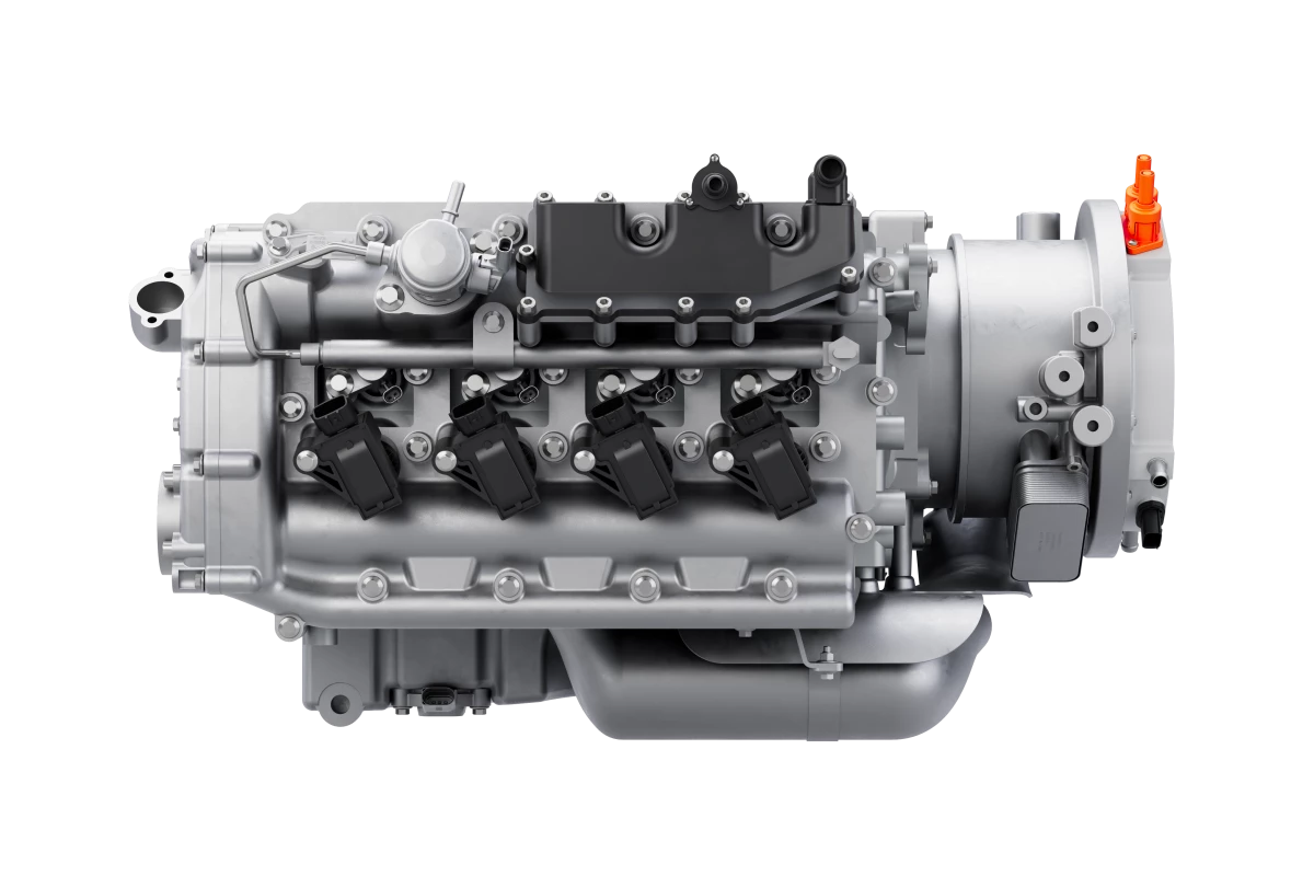 It's bigger than the average briefcase, and certainly not "briefcase-shaped" compared to any briefcase we've seen, but the C15 is designed to be small and sleek enough to easily integrate into many EV classes and layouts It's bigger than the average briefcase, and certainly not "briefcase-shaped" compared to any briefcase we've seen, but the C15 is designed to be small and sleek enough to easily integrate into many EV classes and layouts