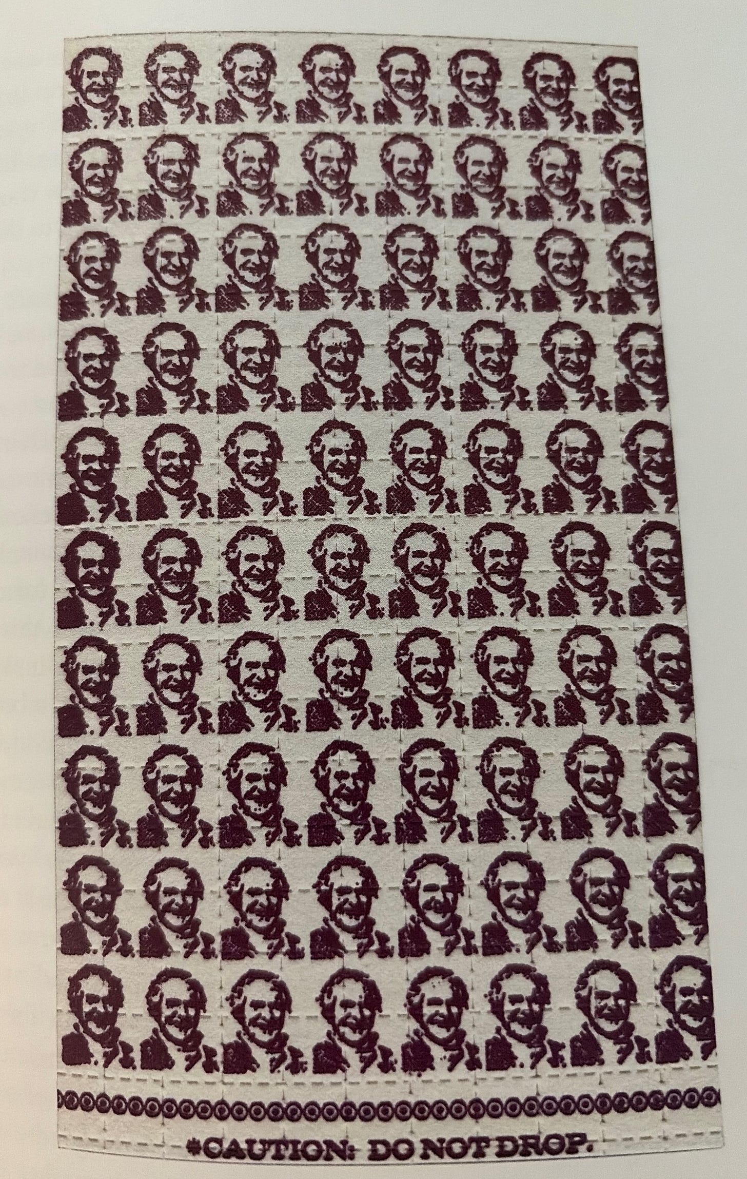 Timothy Leary blotter page