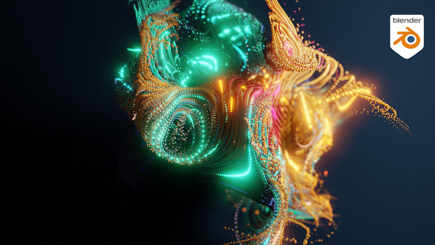Geometry Nodes Simulation: Advect by Curl Noise - BlenderNation