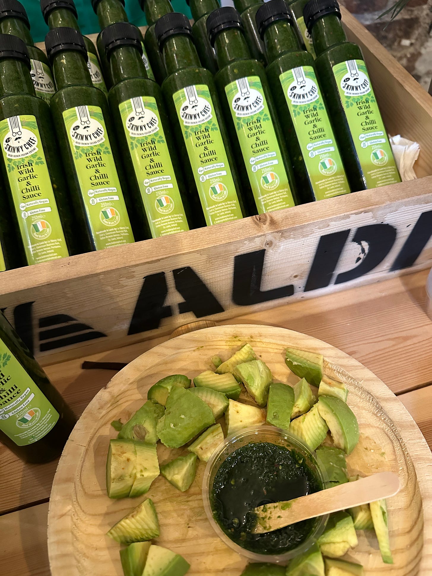 Irish Wild Garlic and Chili Sauce from the Skinny Chef