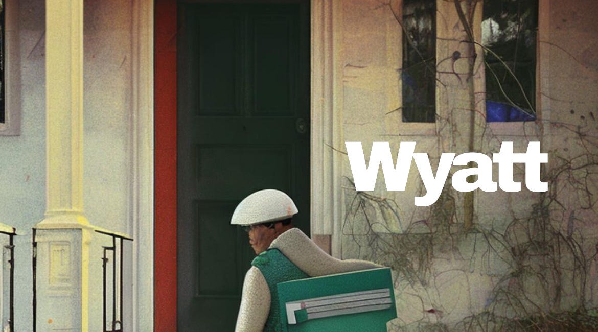 Chapter 1 of my serial “Wyatt” (title subject to change on release)